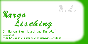 margo lisching business card